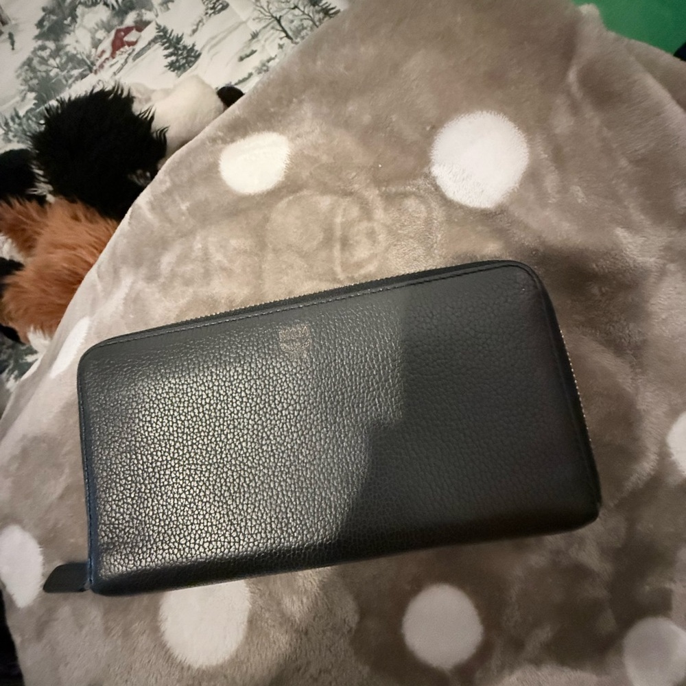 MCM Black Leather Wallet